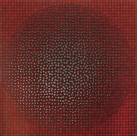 권순익_신기루 無我(무아) 12-03, 120x120cm, Mixed media on canvas, 2023