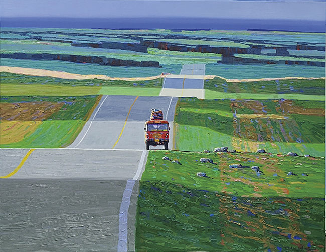 허필석_Over there, 116.7x90.9 cm, Oil on canvas, 2024