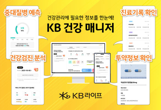 KB라이프생명 ‘KB 건강 매니저’ (이미지=KB라이프생명 제공)