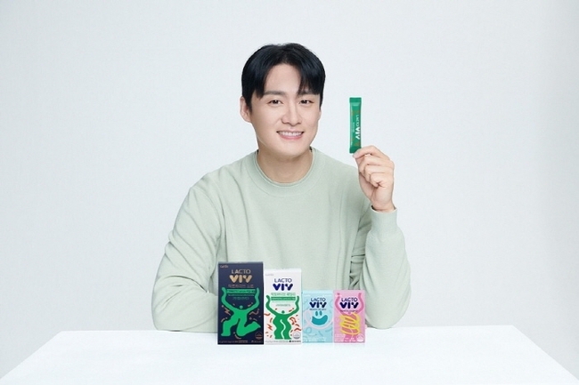 동아제약, 락토바이브 신규 모델 방송인 오상진. (사진=동아제약 제공)