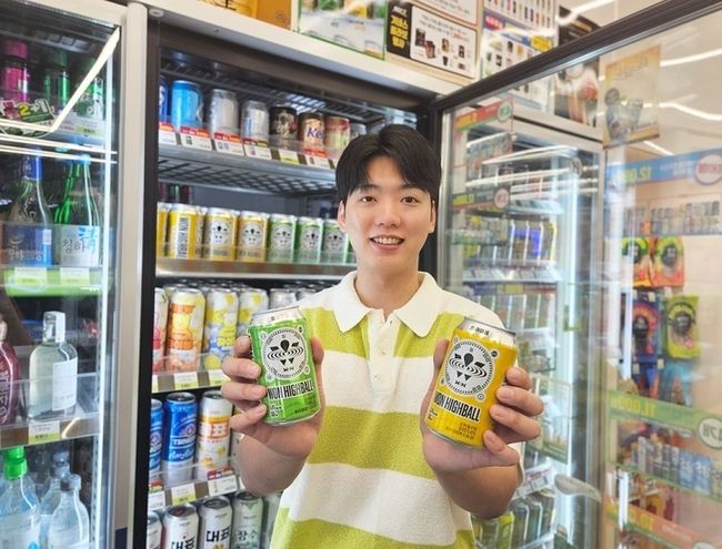 하이볼에 빠진 MZ! CU, ‘원소주 하이볼’ 업계 단독 출시(사진=BGF리테일 제공)