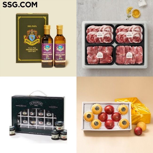 SSG닷컴에서 인기를 끄는 5만원 미만 실속형 선물세트(사진=SSG닷컴 제공)