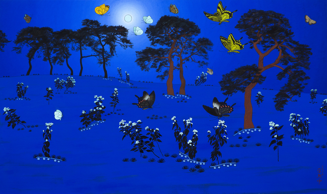 흰양생화_97x162.2cm,캔버스에 유채, 2012 <사진=이희중갤러리 제공> 