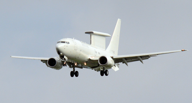 공중조기경보통제기 '피스아이'(E-737)..(사진=뉴시스 제공)
