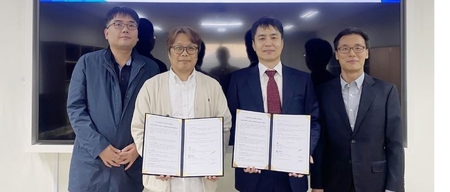가천대학교와 제이피에너지가 이차전지 개발을 위한 MOU를 체결했다 (사진=가천대 제공) 