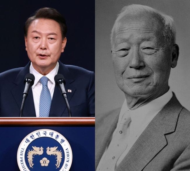 (자료제공: ㈜레드 파노라마 윤석열 대통령/이승만 전 대통령)