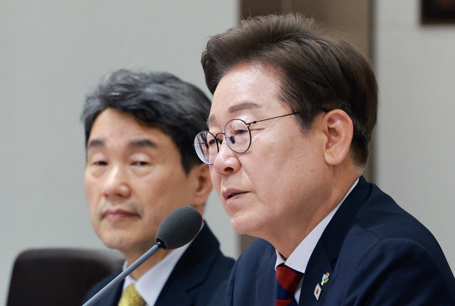 이재명 대통령이 5일 서울 용산구 대통령실 청사에서 열린 국무회의에서 발언하고 있다.(사진=뉴시스 제공)