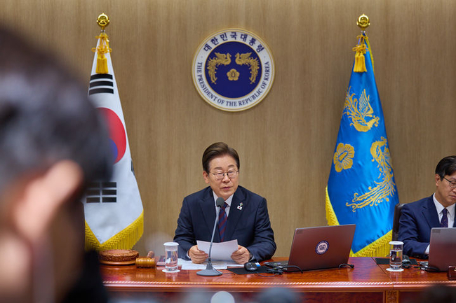 이재명 대통령이 10일 서울 용산 대통령실에서 열린 국무회의에서 발언하고 있다. (사진=대통령실 제공) 