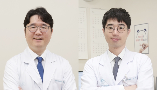 <strong>(왼쪽부터) 서울아산병원 소화기내과 황성욱·김민규 교수. (사진=서울아산병원 제공)</strong>