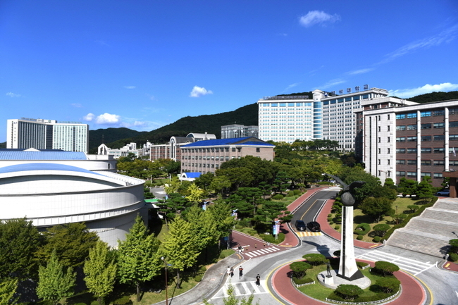 백석대학교 전경.