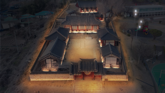 금산군 금산향교 야간경관 개선 조감도. (사진=금산군 제공)