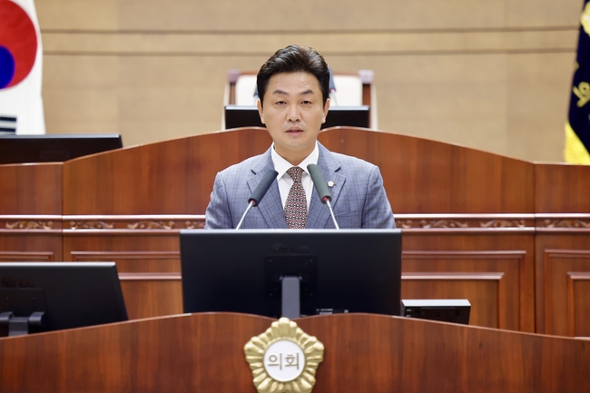 김철환 천안시의원이 발언을 하고 있다. (사진=천안시의회 제공)