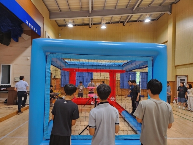 금산군 청소년 드론 교육 모습. (사진=금산군 제공)