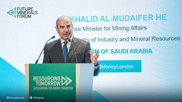 His Excellency Khalid Al-Mudaifer, Vice-Minister for Mining Affairs, Ministry of Industry and Mineral Resources, Kingdom of Saudi Arabia His Excellency Khalid Al-Mudaifer, Vice-Minister for Mining Affairs, Ministry of Industry and Mineral Resources, Kingdom of Saudi Arabia