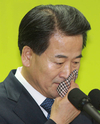 땀닦는 정동영 상임고문