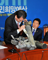 이것이 연평도에 떨어진 북한의 로켓포탄