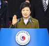 박근혜 대통령 취임식, 성대하게 거행