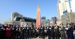 광주U대회 `홍보탑'서울시청앞 광장서 제막