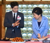朴대통령, ‘태후’ 송중기와 한식체험…“청년 애국자”