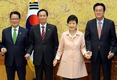 朴대통령·3당대표, 분기별 회동 정례화