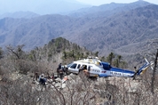 [헬기추락사고①] 지리산 추락 살펴 보니...92년식 세진항공 임차 헬기