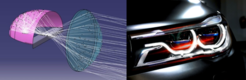 CATIA 플랫폼에서 진행하는 전문적 자동차 조명 설계와 시각화, LucidShape CAA V5 Based