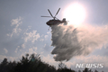 충남 논산에서도 산불 …소방헬기 7대 진화작업 중