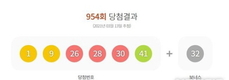 954회 동행복권 로또 1등 자동 8명·수동 2명