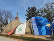 대구 달서구, 선사시대로 이색조형물을 활용한 설날 맞이 새해인사 퍼포먼스 전개