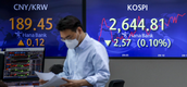 [마감시황]코스피, 2600선 턱걸이 마감
