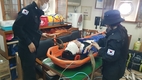 평택해경, 상선에서 작업 중 부상당한 응급환자 구조