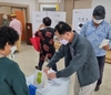 충북 오전 9시 현재  투표율 6.9% 집계…4년 전보다 1.6%p 낮아