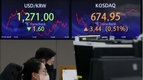 원달러 환율 1271.7원 마감…달러 약세 영향