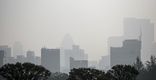 미세먼지로 뿌연 도심 모습 연일 이어져