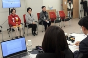 서울 중·성동을 공천면접심사 받는 이영-이혜훈-하태경