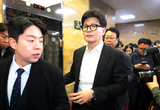 한동훈, 대표직 사퇴할 듯...의총서 새 지도체제 논의