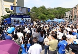 이재명 “윤석열 아바타, 내란 세력 귀환 안 돼”