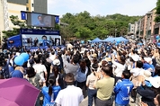 이재명 “윤석열 아바타, 내란 세력 귀환 안 돼”