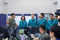 최호정 의장, 을지연습 첫날 전시종합상황실 격려 방문
