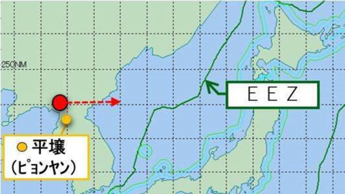 북한, 미국 제재에 상응 조치 예고 하루 만에 탄도미사일 발사..일본 “EEZ 밖에 낙하 추정”