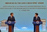 한국·프랑스 정상 “호르무즈 해협 내 안전한 해상수송로 확보 위해 협력하겠다”