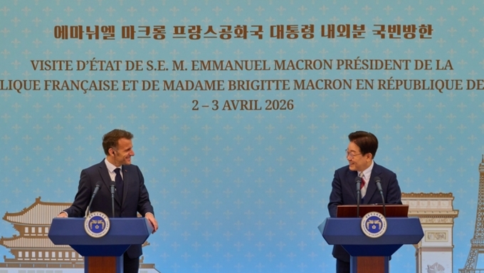 한국·프랑스 정상 “호르무즈 해협 내 안전한 해상수송로 확보 위해 협력하겠다”