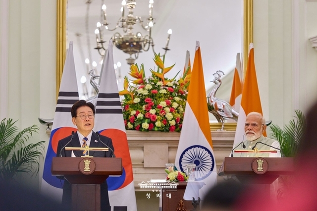 이재명 대통령 “한국·인도, 전략산업 협력 확대...에너지 자원·나프타 안정적 수급 협력”