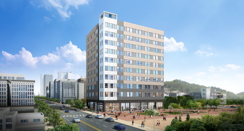 운서역 파크뷰 오피스텔 투시도.