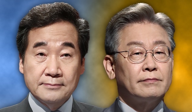 더불어민주당 대선 경선 후보인 이낙연 전 대표와 이재명 경기지사(이미지=뉴시스)
